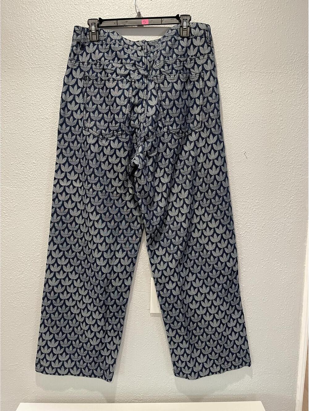 Adidas Denim Loose Monogram Pants - Picture 5 of 5